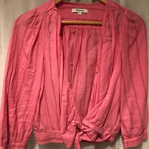 Pink Madewell top